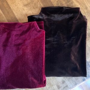 'Only Hearts NYC' Funnel Neck Tops (2pcs)